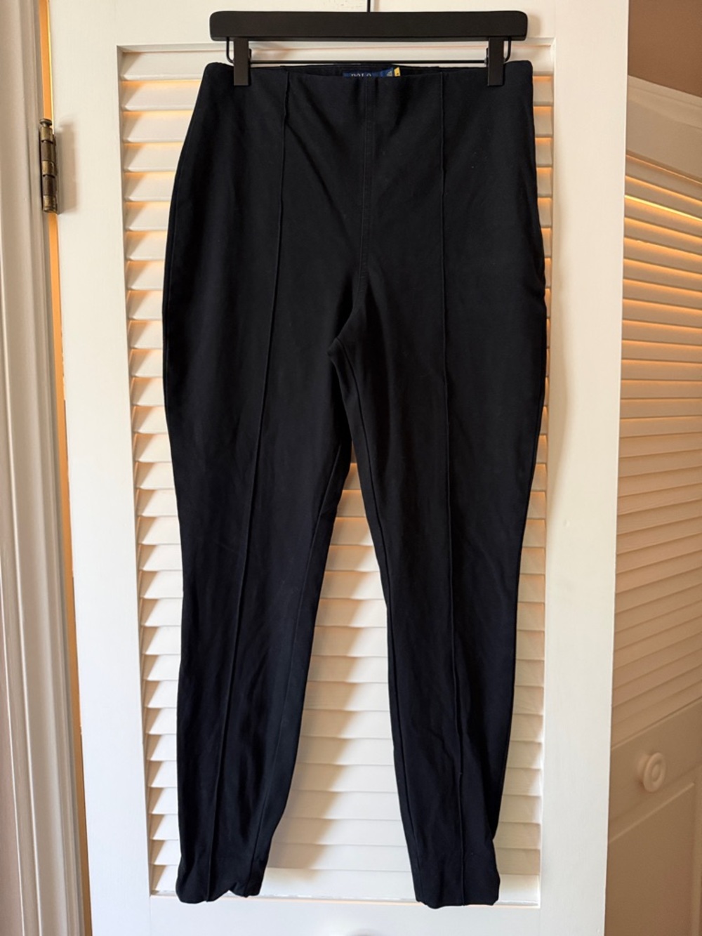 Polo Ralph Lauren Black Ponte Knit Slim Leggings Pants Women’s Size 8 EUC - Picture 4 of 6